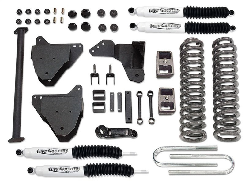Ford F-250 Super Duty Suspension Lift Kit - Tuff Country - 5in Lift Kit + Replacement Radius Arm Drop Bracket - `05-`07